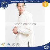 fashion style china oem hem hood 100%cotton white leisure