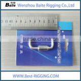Steel Electric Galvanized Wide Jaw Quick 5*62mm Link Snap Hook Karabiner Rigging Manufacturer thumbnail-1