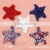 Decoration Flower,2.5" Star Shabby Flower Wholesale By The Yards Quality Choice