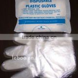 Disposable plastic glove