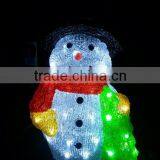 3D LED Christmas Acrylic Snowman Decoration Motif Holiday Light