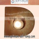 HIMALAYAN SALT CANDLE HOLDERS - D. SHAPE