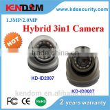 Kendom Popular Bus Security Camera AHD/TVI/CVBS Model Hybrid CCTV Small Camera Housing for Bus Camera Systems