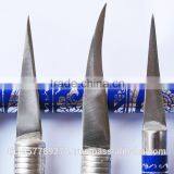 Set of Fruit Carving Knife Handle Carving Stainless Steel,Handmade Thai Style 1 Set Have 3 Pcs. (Blue Color) thumbnail-2