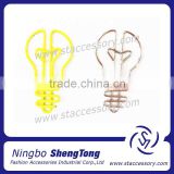 Fancy Colorful Cartoon Bulb Paperclips Shaped Paperclips