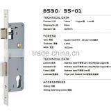 Europe Standard High Quality 8530 Mortise Door Lock Body thumbnail-3
