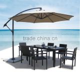 Rectangle table and 6 chairs rattan wicker dining malaysia outdoor furniture JJ-112TC
