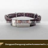 Leather Bracelet Fashion Jewelry, Braided Unisex Leather Bracelets