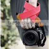 Cowhide With Canvas Strap Leather Camera Neck Strap