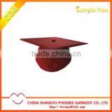 Matte Maroon College Graduation Cap thumbnail-1