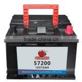 High Quality Car Battery 57200 DIN Standard 12v72ah 12v Battey thumbnail-1