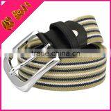 Men Pin Buckle Elastic Canvas Belt Minimalist Fashion Hit Color Knit Belt thumbnail-1