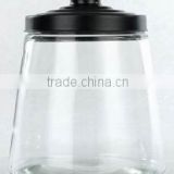 glass jar/glass storage jar/glass canister