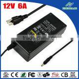 Desktop Power Supply AC DC Adaptor 12V 6A Power Adapter for Lcd tv Led thumbnail-1