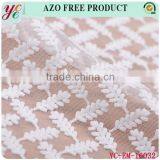 White Elegant Decorative Pattern Net Embroidery Fabric Design for Women thumbnail-3