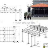 oreat outdoor show stage and truss design Costomized Easy Truss System