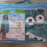 100% Cotton Children Bath Towel Beach Towel Hooded Towel thumbnail-2