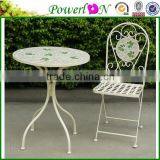 Antique Metal Folding Outdoor Patio Furniture thumbnail-5