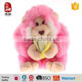 Sedex 4 Pillar Best Made Soft Toy Monkey Toys for Baby Wholesale Custom Made thumbnail-1