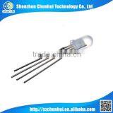 (5mm) Multicolor Rgb Led With White Diffused Lens thumbnail-1