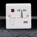 Electrical Multi 3 Pin MF Usb Plug Socket