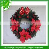 2016 Hot Sale PVC Artificial Christmas Wreath thumbnail-1