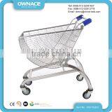 80L European Style Fan-Shaped Supermarket Foldable Shopping Trolley thumbnail-2