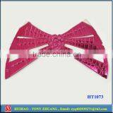 Black Color TPU Flip Flops Shoes Vamp Decorative Shoe Clips (HT1022B) thumbnail-5