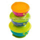 FDA Certificate PP Material Bowl Children's Plate Anti-slide Suction Feeding Bowl thumbnail-2
