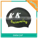 OEM Logo Round Funny Adult Silicone Swimming Cap