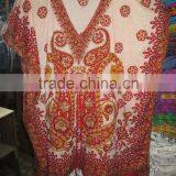 New Design 2016 Dress For Girls/ Ladies Pure Rayon Caftan / Kaftans From Jaipur India Wholesale thumbnail-1