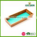 2016 Colorful Bamboo Organizer Tray, Multifunction Cultery Organizer thumbnail-5