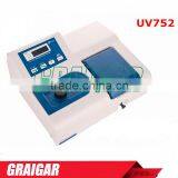 Single Beam Visible Spectrophotometer UV752 ( 195-1020nm) Laboratory Analyses Instrument