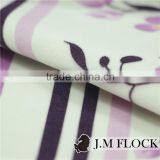 Blue Flower Pattern Print Flocking Flocked Fabrics for Sofa thumbnail-3