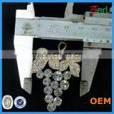 Newest Design Grape Shape Rhinestone Brooch for Silk Invitation Boxes thumbnail-5