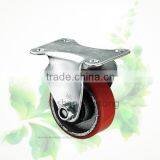 All Size Cast Iron Pu Wheel 75mm Furniture Hardware Caster Wheel thumbnail-1