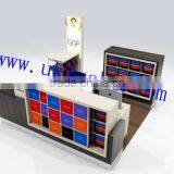 Custom made kiosk with towel display&bath matt display&cloth display kiosk