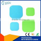 Wholesale square shape eco-friendly heat resistant silicone table plate mat