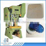 Semi-automatic Chemical Bucket Pail Square Rectangular Round Can Box End Cap Making Line Punch Press Machine thumbnail-1