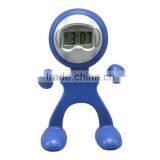 Man Shaped Digital Mini Lcd Clock