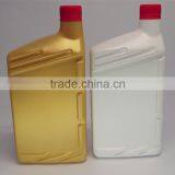Wholesale 1L White and Gold Plastic Gasoline Lubricating or Oil Detergent Bottle