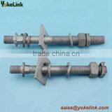 Steel Crossarm 5/8''x 1 3/4'' Short Shank Pin Line Post Stud thumbnail-2