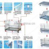 Steel Storage Cages With Wheel
