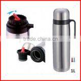 Stainless Steel Double Wall Thermo Flask With Straw Handle 1000ml Portable Thermos Jug Bottle OEM Welcomed thumbnail-6