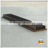 Wood Grain Finish/wood Colour Aluminium Profile for Curtain Wall thumbnail-3