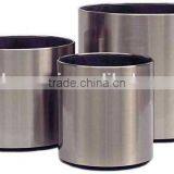 Indoor Deluxe Garden Silver Planters Flower Pot thumbnail-1