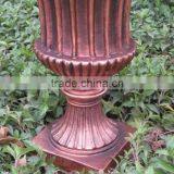 Classical Polyresin Bronze Outdoor Pots Flower Planter thumbnail-4