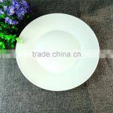 Cheap Bulk 10 Inch White Round Japanese Ceramic Hot Plate Cooking Daliy Use thumbnail-1