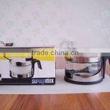 Clear Glass Spice Jar With Spoon thumbnail-1