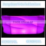 Hot Sale Color Lighting Led Round and Straight Bar Table Set thumbnail-5